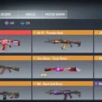 High Level || Ak117 Lava Remix || 1 Mythic 7 Legendary Weapon || Ak47 Pumpkin Head || Cool Epics || Instant Delivery