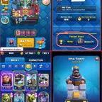 🎯NEW STOCK ARENA 24 KT 16 MAX [💯] MAXED CARDS  [] XP58  [] 9540 TROPHIES [] 10 EVOS  [] 9 KT SKINS [] 65 EMOTES  INST 