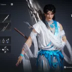 -MALE LVL 65 LEGEND MODE - SPEAR 1 HARMONIC CORE COSTUME - 13K5 BR - Nameless Sword + Spear - GOOD BUILD - LOW EXPLORE -