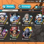 C4818 [IOS+ANDROID] 5 EX - CAN 5 MAX : GARP b46.52 + Law + Bonney + Yamato + Roger , 4177 fragments , Support 148