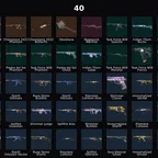 NA - LVL 92 - Unranked - 3 Knifes - 40 Skins (9,800 VP) Task Force 809 Knife, Champions 2022 Phantom, Champions 2022 Bu