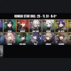 [ALL DEVICES] [Europe] TL 51 | 25 Characters | 8 5-Star | Yanqing | Blade | Jing Yuan | Archer | Himeko | Feixiao