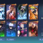 MC148|LV 179|601 SKIN|MEGA COLLECTOR I|4 LEGEND|2 KOF|3 ASP|3 TFM|2 KUNGFU|2 NARUTO|2 DAWNING|2 HXH|2 JJK|LANCELOT KISHI