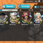[4087][IOS+ANDROID] 5 EX META - Kizaru + S-Snake + Roger + Saturn + Whitebeard , Support 122 , Good Medal