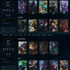 EUW - Silver 2 - 27 Skin - Level 94 - OE 658 - BE 20.5k - RP 35 - Champion 68 - 8 Shards - 1 Legendary 5 Epic - Code1333