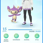 Full Access Starter Account Level 15 77 Pokemons Bouffalant Cacnea skrelp 