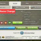NAME CHANGE CLAN LEVAL 28 