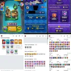 53x LVL 16 MAX CARDS COLLECTION LVL 1983 | 29 EVOS | 7 HERO CARDS | KT 16 | XP 78 | 14000 TROPHIES 