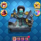 4k Cups / lvl 28 / Golem deck / 48k coins / 700 gems / 11 emoji / more information in the description