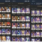 2056 All Platform EU - AR56 - 58 Character 18 5'star - 8 Weapon 5'star - Furina C1 - Yelan - Arlecchino - Raiden - Xiao