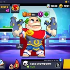 356 SKINS | 80.200 TROPHIES | 101 BRAWLERS | 52 HYPERCHARGE | 61 MAX | 60 PRESTIGE | 13 BUFFIES