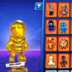 STUMBLE GUYS SUPER PROFILE | GOLDEN JIMMY | A LOT OF ITEMS/RARE SKIN | A LOT OF EMOTE | ABILITY | 102 K TROPHIES 949 CRO