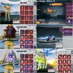 Yellow Mummy Set | Blood Raven Mythic Backpack | 34x Heavy GunLab | M416 Crimson Skyblade | Sonic Speedster Buggy | OG