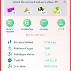 2016  LEVEL 48  123 LEGENDARY  28 SHINY  7 SHINY LEGENDARY