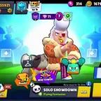 55,921 Trophies | 83 Brawlers | 17 Maxed | 38 Prestige | 185 Skins