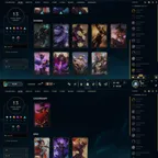 EUW - Gold 2 - Champions 80 - Skins 13 - Level 58 - RP 100 - BE 32.3K - OE 2783 - 1760