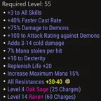 [S13 Ladder Softcore] Heart of the Oak (35+ allres) - FAST DELIVERY