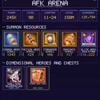 AA133 // /EXCLUSIVE /125,794+ Diamonds /455+ Scrolls / 2 Dimensional Heroes