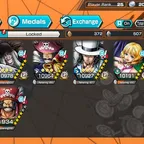 [4664] [IOS+ANDROID] 5 EX META MAX - Zoro Sanji B48/52 ( Can 52.52 easy ) + Lucci + Roger + Marcus Mars + Roget 