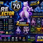 🎯SHINY MEWTWO KYOGRE ) LVL 70 PG ACCT 👹| 72 TRADABLE | 450 MOVE | 16 SPECIAL BG) 2 HUNDO | 44 LEGENDARY  | 29 SHINY  