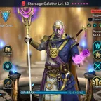 RSL747 // 3x Mythical Starsage / / Krixia / / Galleus sun Wukong Michelangelo ezio 1.21 M power 1803 shards