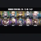 [ALL DEVICES] [Europe] TL 40 | 24 Characters | 5 5-Star | Blade | Archer | Gepard | Bronya | Welt | Hanya | March 7th