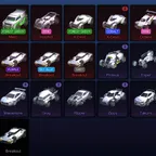  LUXURY ACC TW Octane Fennec Black TW Nuke Apex Black Splash 55 Cars  Epic games PC/PSN/XBOX