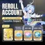 GI2362 // Odette + 48K-52K Primogems/103 Acquaint/60 Intertwined