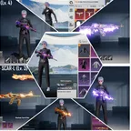 🔥 Mission Impossible B | Urban Walker Pants | M416 Fool  | 2x Conqueror   All Rare Black Shirts & Shorts | Full Access 