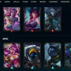 SEVER [ NA ] - 219 LVL  - SLIVER III - 60 SKINS - 150  CHAMP [ 25123 BE - 53 RP ] - FULL ACCESS 
