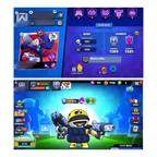 CHEAP | 44K TROPHY | 94 BRAWLER | 40 MAX | 64 HYPER | 280 SKINS | 24 Win Streak