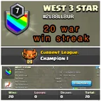 🔥BEST CHAMPION CLAN || WIN STREAK CLAN || 💥GOOD WARLOG || CHOOSE ANY YOU LIKES