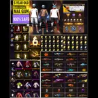 All Booyah Pass || Level 74 || Prime Near 7 || 6 Evo Gun Skins || 364 Vault || 5 Years Old || 69 Emotes || 4 Entry Anima