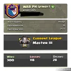 Clash of Clans Level 22 Clan | CWL Master III | Capital Hall Level 10 | 2572 Upgrades