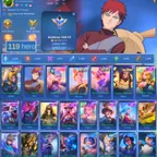 HERO 119 SKIN 171 | EMBLEM ALL MAX COLECTOR NATALIA| VALE GARA| EPIC LANCELOT| HERO GOOD| SKIN GOOD| INSTAN DELIVERY 