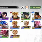 B710-IOS+Android-Good Team-LR(Bird Goku+Broly+Goku Black)+7 UL(Gogeta v2+Rose+Majin+S Vegito)+Good Equipment+30 Legends