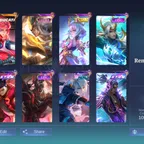 SUPER RAREST HIGH STAR ACCOUNT || 1000 STAR ACCOUNT || 2 GLOBAL TITLE HERO || 13K MATCH 63 WR[RANK] ||VERY LIMITED OFFER