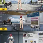 IOS Android - Level 63 - M4 Glacier Lvl 2 - M16 Blood Lvl 1 - 8 Guns Upgrade - Helmet Mytich - 1782