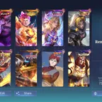 MLBB Account For Sale | Roger Transformer | Chou KOF | Karina Lightborn | 3 Lightborn | Mythic 13 | 12981 Matches