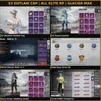 S3 Western Outlaw Cap | S3 Hazard Jacket | S3-S14 ALL ELITE RP | M416 Glacier MAX | C2S4 Conqueror | Full Access