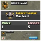 Level 3 name change clan || master 2 || warlog 1-5
