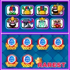 6 years CRL badges ✨ 3 CRL Emote ✨ GT Emote | Official Esport Account | 2021-2025 consecutive 20 wins | 8 Years Played 