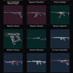 EU - LVL 22 - Unranked - 1 Knife - 14 Skins (12,540 VP) VCT LOCKIN Misericordia, Reaver Phantom, Prime Vandal