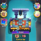 6k trophies, level 979, Barrel deck, 1.4k gems, 477k coins, 15 emotes.