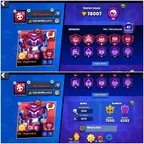 104 Brawler | 78k trophy | 38 Haypercharge | 58 Max Brawler | 305 Skin | Total Prestige 47 | 78000 trophy | instant