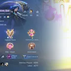 🔥[Limited Deal] Immortal 110💎151 skins | Emblem max | 91 total hero | Assasin account |