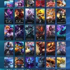 2263 - iOS Android - Server EU - Level 326 - 141 Champion - 234 Skin - 2 Mythic - 13 Legendary -  67 Epic - Crystal Rose