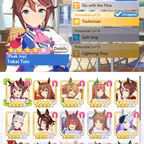 A RANK TEAM - 3 UMA 4s: Teio + Maru + Taiki - 16 UMA 3s: Biwa + Rudolf + McQueenA + TeioA - Kitasan MLB + McQueen MLB + 