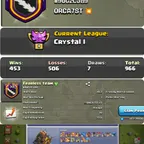 Level 30 [] Fearless Team [] Capital Hall Full Max [] League Crystals-1 [] 453 War Win [] Super Clan [] BEST-DEAL