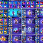 STAR SHELLY | CALAVERA PIPER | BRAWL O WEEN ROSA | BORN BAD BUZZ | FURIOS FANG | KIZU KENJI | 39 MAXED | 44k TROPHY